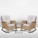 Gaetanino incomplete, Wicker Rattan Outdoor Rocking Chair Set with Side Table (2 chairs and 1 side table)