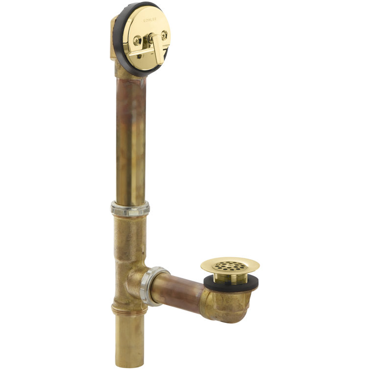 Swiftflo Adjustable 17-Gauge1.5" Leg Tub Drain with Overflow