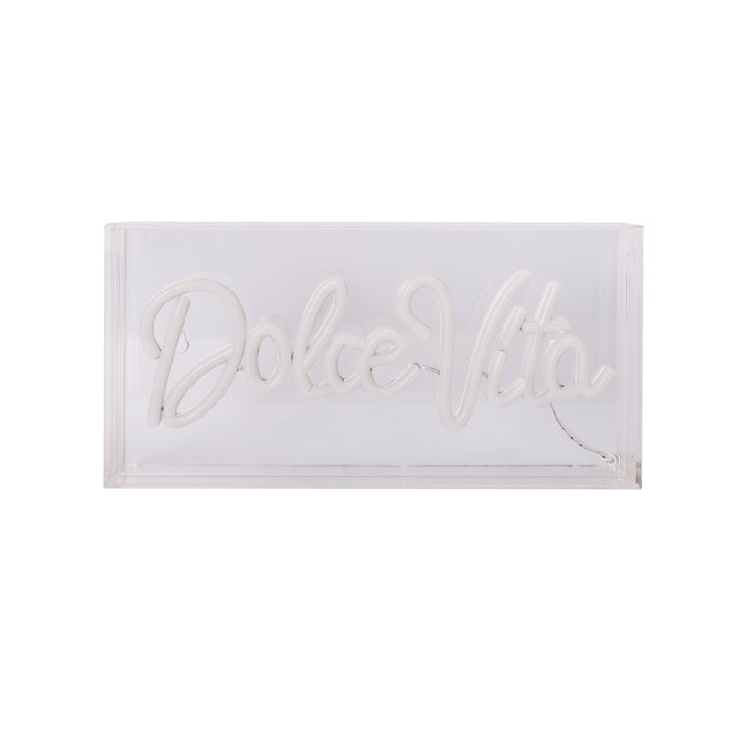 15Cm "Dolce Vita" LED Sign