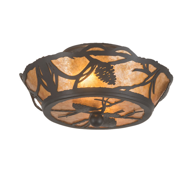 2 - Light Semi Flush Mount