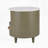 Modern Round Nightstand With Storage Drawer-1248229229