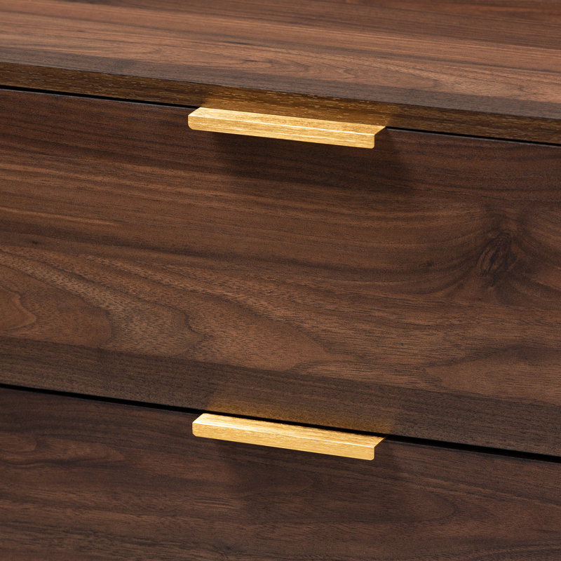 Commode anglaise à 3 tiroirs Anudeep Mid-Century
