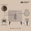 Armoire d'appoint cannelée 31 "-1528579953