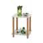 Table d'appoint en verre