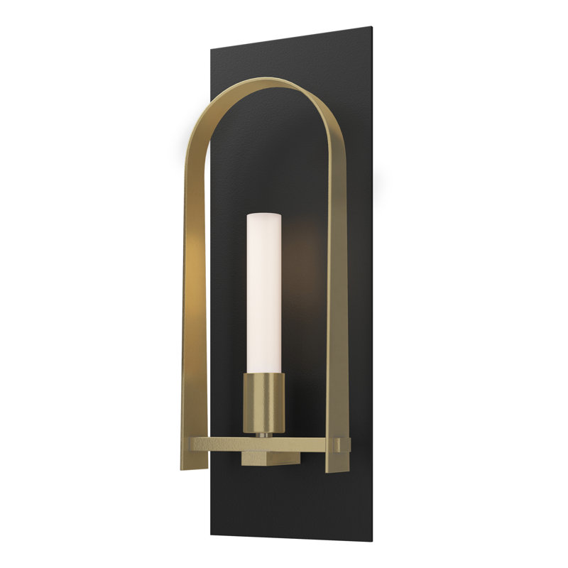 Triomphe 1 - Light Steel Armed Sconce, Bronze, Soft Gold