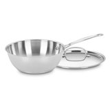 Cuisinart 3 qt. Stainless Steel Saucier with Lid