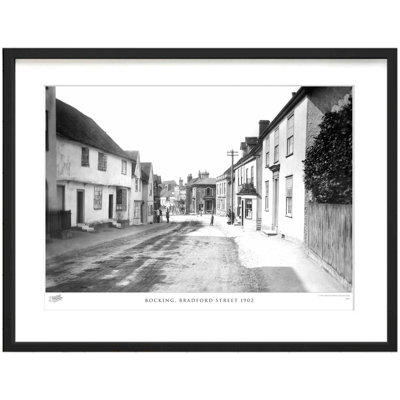 Bocking, Bradford Street 1902 by Francis Frith - Single Picture Frame Print