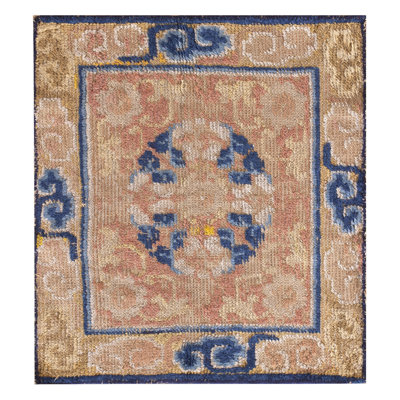 Tapis noué à la main antique motif floral chinois Ningxia