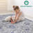 Collection Silver/Oriental Non-Shedding Living Room Bedroom Dining Home Office Stylish And Stain Resistant Area Rug-814592436