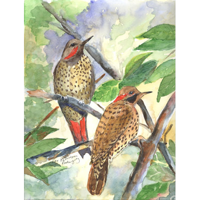 Drapeau Vertical De Flicker Yellowhammer Maison