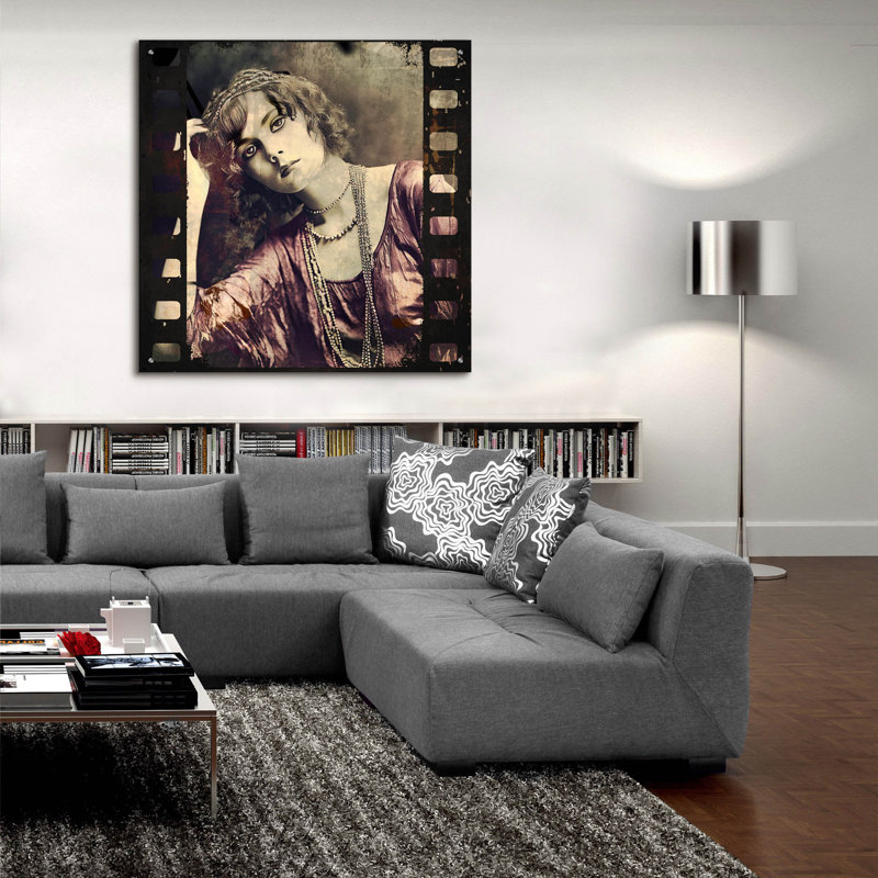 Art mural épique «Hollywood Starlet» par Decent Exposures, 36 po x 36 po, H 36 po x l 36 po