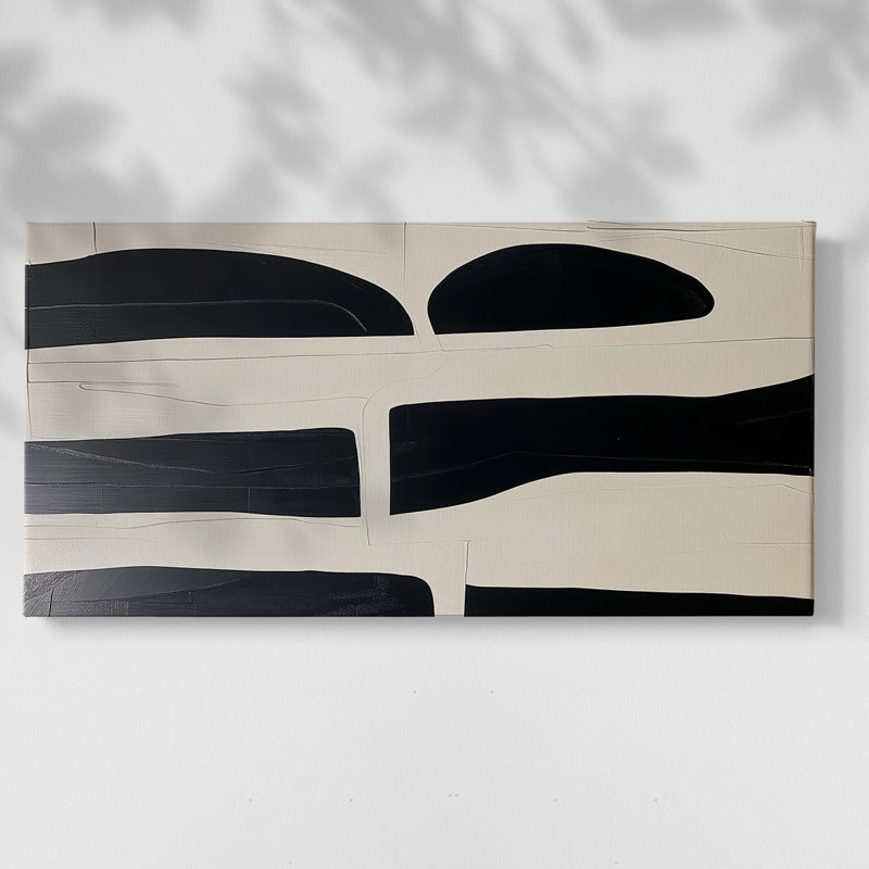 Abstract Series 7 #C-Gallery Wrapped Canvas, 16" H x 32" W