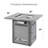 28" 50000 BTU Silver Outdoor Propane Gas Fire Pit Table-2016910188