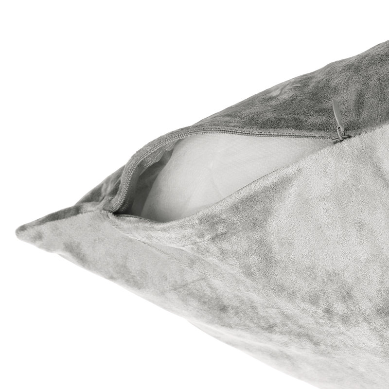 Naperville Square Scatter Cushion, Silver, 55cm H x 55cm W x 5cm D