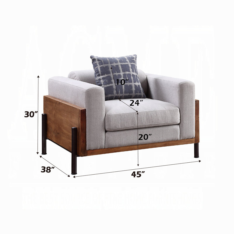 Chaise Pelton avec coussin