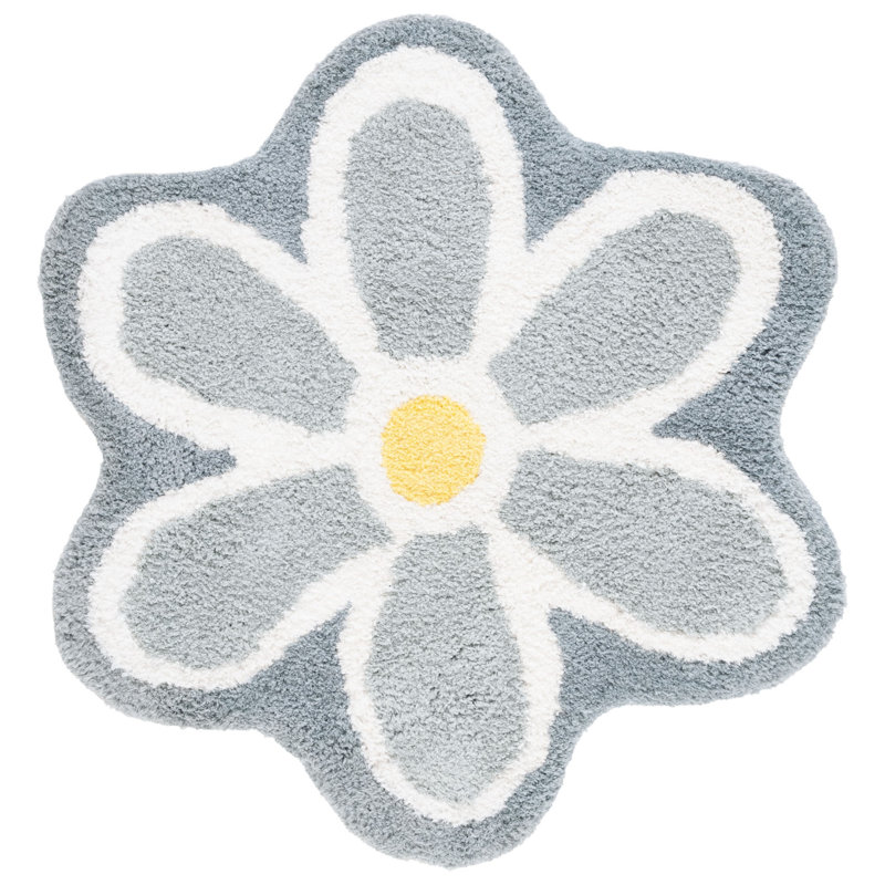 Tapis ivoire / gris Kandida Novelty 902, Rond 5 pi