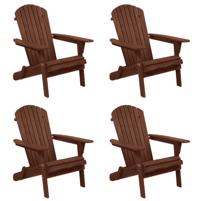 Chaise Adirondack d'extérieur pliable Bradlec Fir