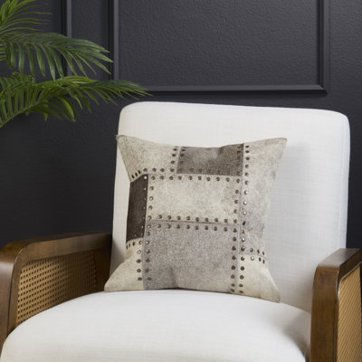 Housse de coussin Cowhide Patchwork
