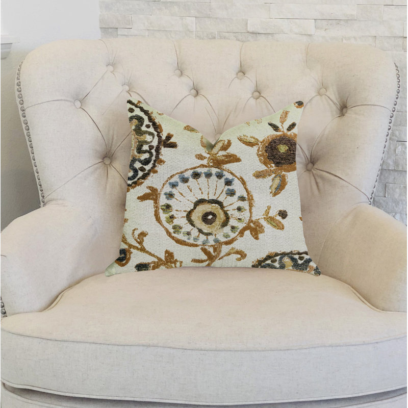 Daliani Floral Luxury Pillow, 12" x 25", Lumbar Pillow