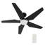 Ventilateur de plafond intelligent 52 po avec télécommande, ensemble d'éclairage inclus, fonctionne avec l'assistant Google et Amazon Alexa, raccourci Siri.-638134697