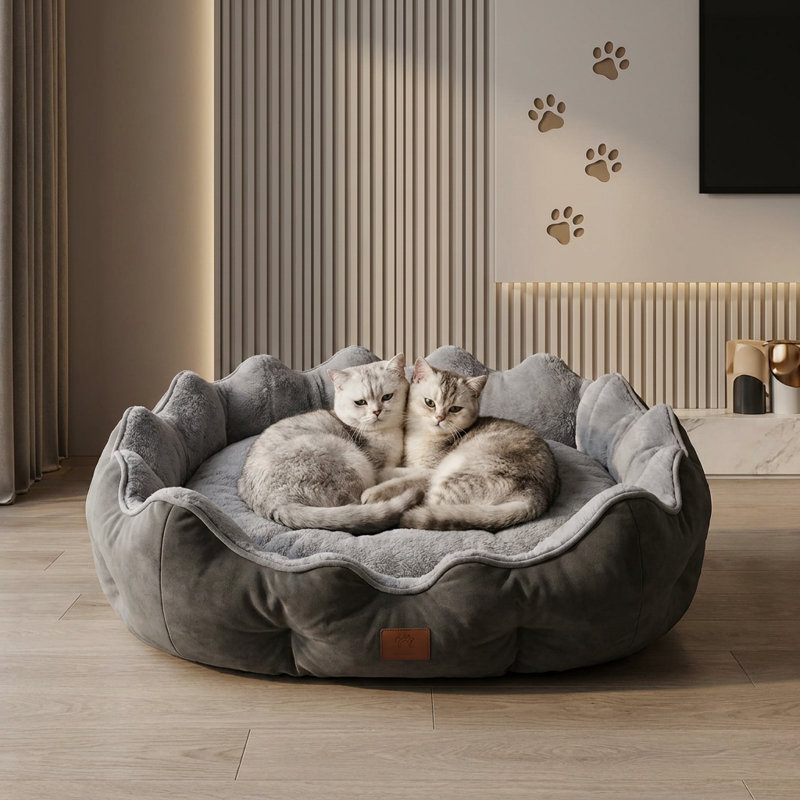Lit pour chat VelvetRest Anthracite, Anthracite