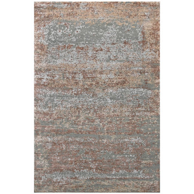 One-of-a-Kind Rectangle 5'9" X 9' Hand Knotted Area Rug