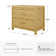 Avedikian 26.5"H Modern 2-Drawers Nightstand with Solid Wood Legs and Extendable Tray (Set of 2)