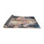 Tapis abstrait bleu / gris-1827684293