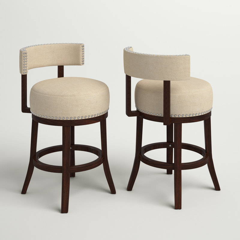 Norden Swivel Bar & Counter Stool, Counter Stool (25" Seat Height), Beige
