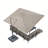 132'' x 108'' Rectangular Cantilever Beige Umbrella with Fade Resistance Recycled Fabric and 360-degree Rotation-865644340-837642635