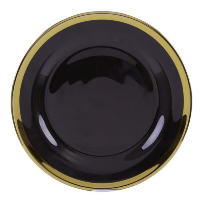 Berning 21Cm Black Glass Side Plate