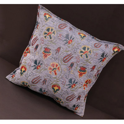 Coussin rectangulaire en chenille