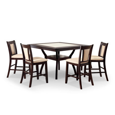 Gabaldon 5-Piece Counter Height Dining Table Set