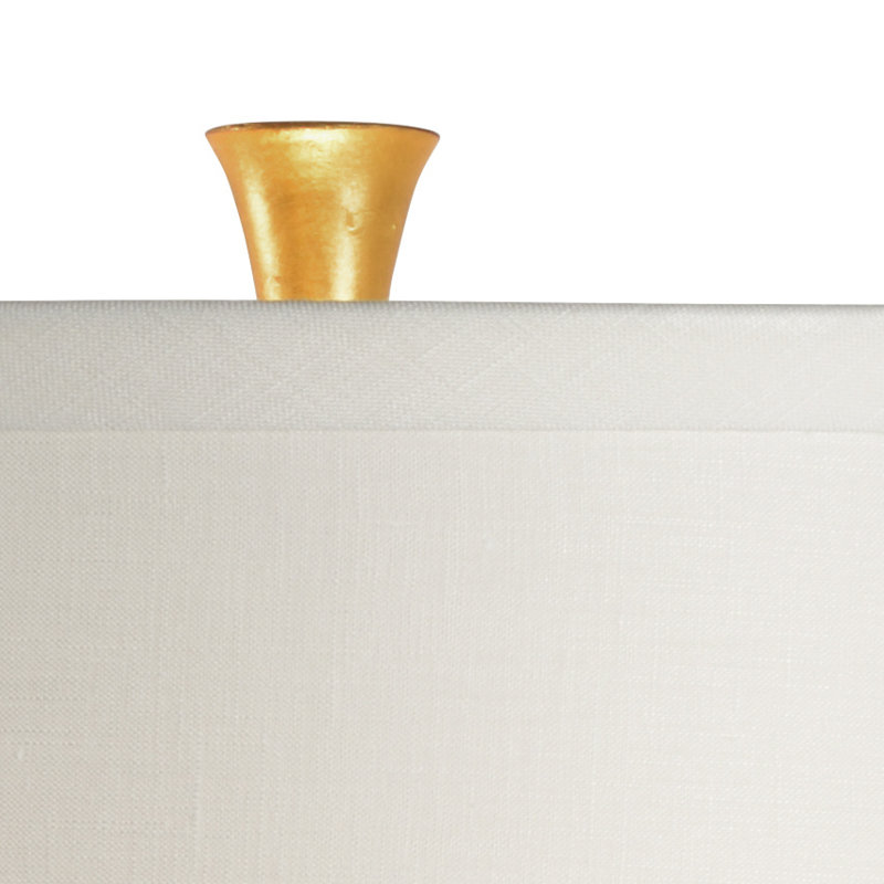 Coastal Ceramic Table Lamp, Sea Mist Glaze