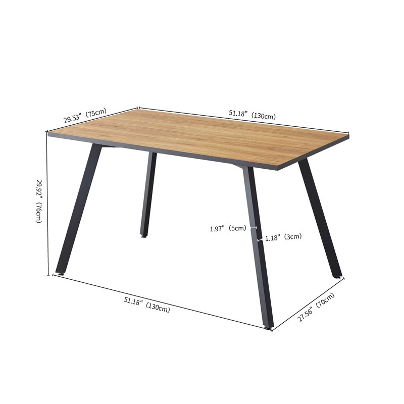 Ensemble repas 6 personnes Cairi, Marron