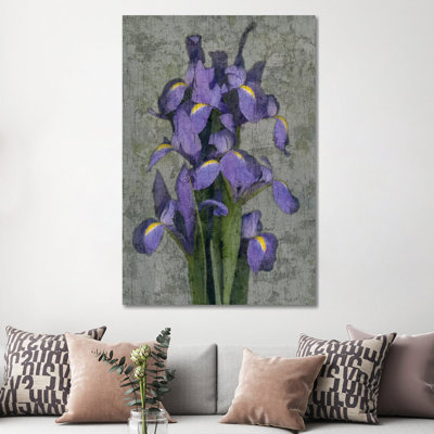 Iris by John Seba - Wrapped Canvas Print