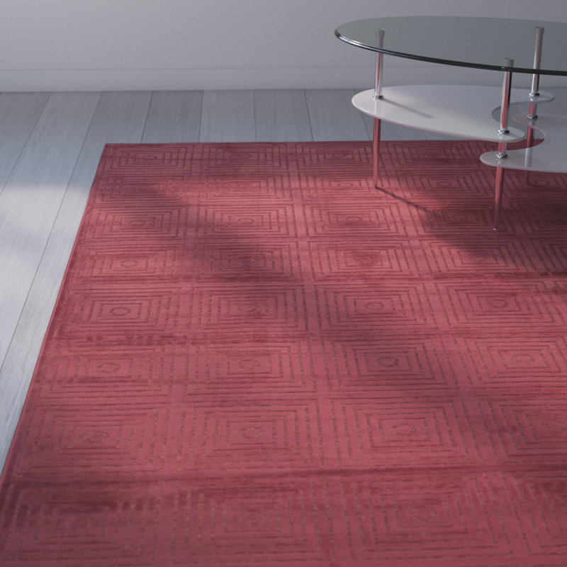 Tapis géométrique Pittenger Paradise Performance, Rectangle 8 pi x 11 pi 2 po