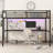 Metal Loft Bed with Power Outlet & LED Lighting - Space Saving Noise Reduced Design-1713220153-1744117139