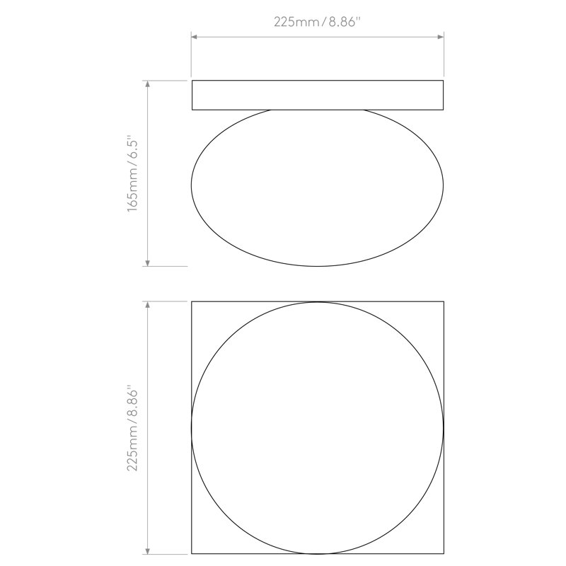 Castiro 1 - Light Flush Mount