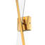Luminaire mural industriel en cristal 23,6 po avec télécommande-118033323