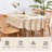 Oval Hemstitch Border Tablecloth Neutral Faux Linen Table Cloth Rustic Solid Flaxen Table Cover For Dining Kitchen Party Holiday Home-1581111420-1581111418