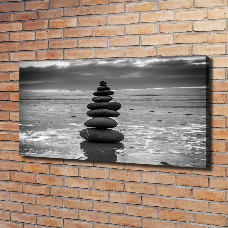 Balance Stones - Wrapped Canvas Print