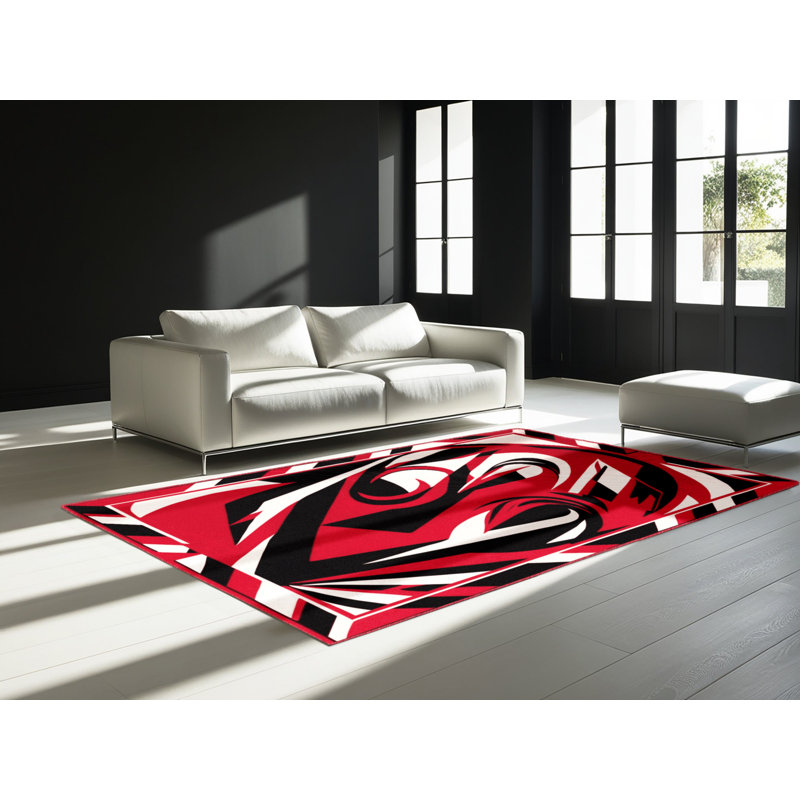 Tapis Scarlet Tempest, Rectangulaire 8 pi x 12 pi