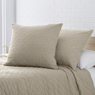 Susann Quilted Linen Euro