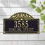 Sunburst 2-Line Wall Address Plaque-1490107795-1490107887