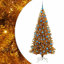 vidaXL Christmas Tree with 300 LEDs with Stand Gold PET-772991150