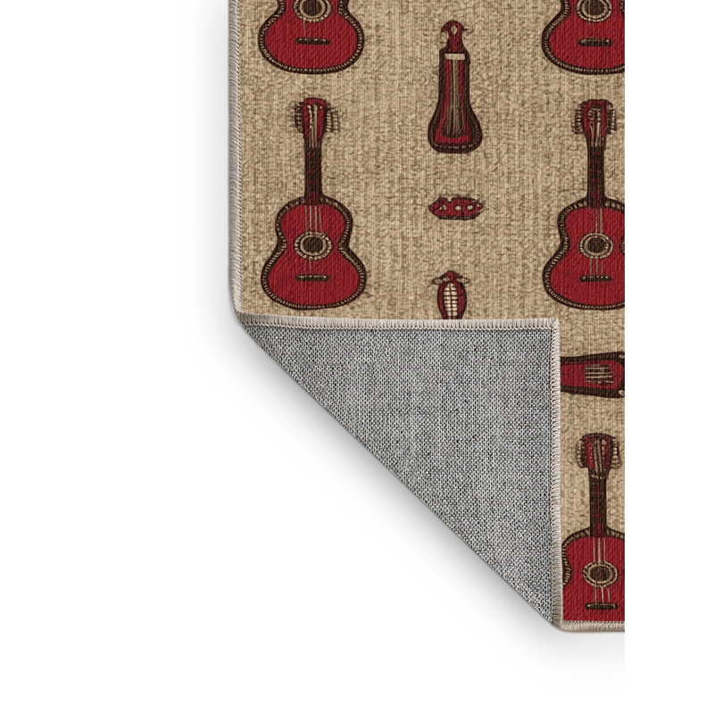  Tapis lavable Balalaika, Carré 6 pi