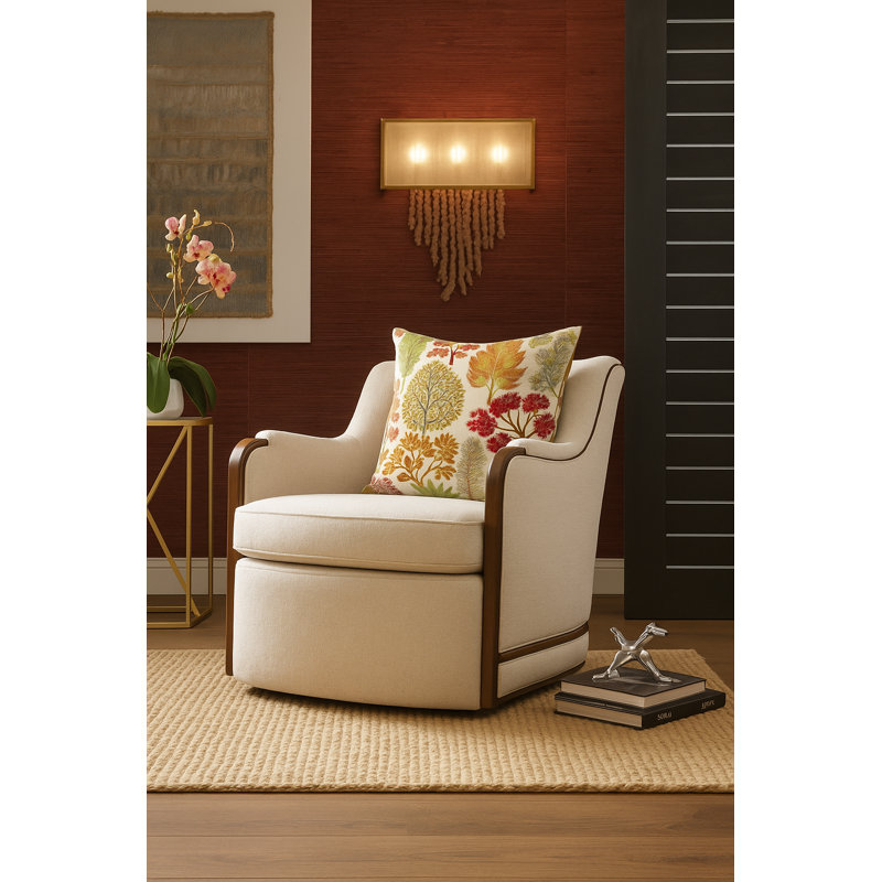 Arcadia Linen Square Pillow Cover & Insert