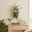40 cm H Faux Chinese Money Plant in Plastic and Fabric