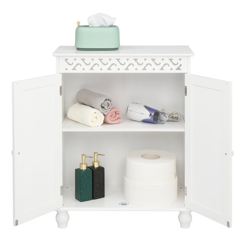 Armoire de salle de bain autoportante l 23,63 po x H 30,32 po x P 13,59 po Estera